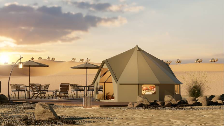 龙口市露营酒店帐篷厂家